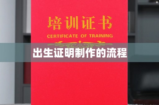 连山出生证明制作的流程